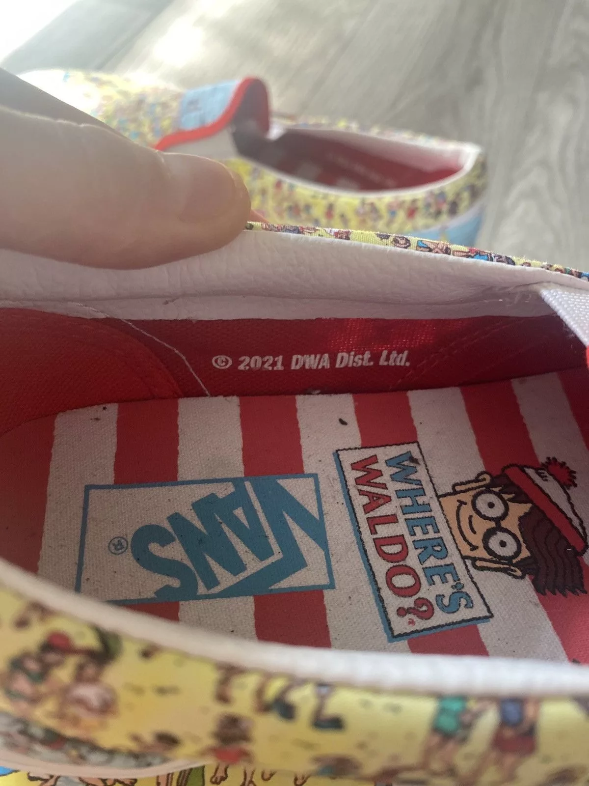 Vans Slip Ons Vans (Where’s Waldo) beach colour way Multi