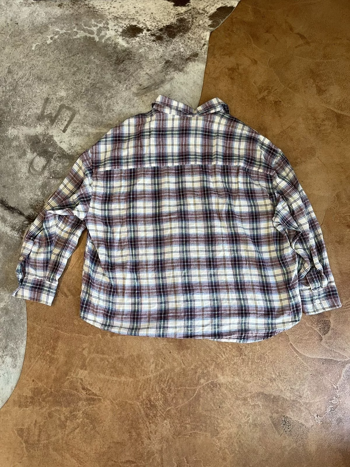 Lee Shirts Button Ups Lee Flannel L White