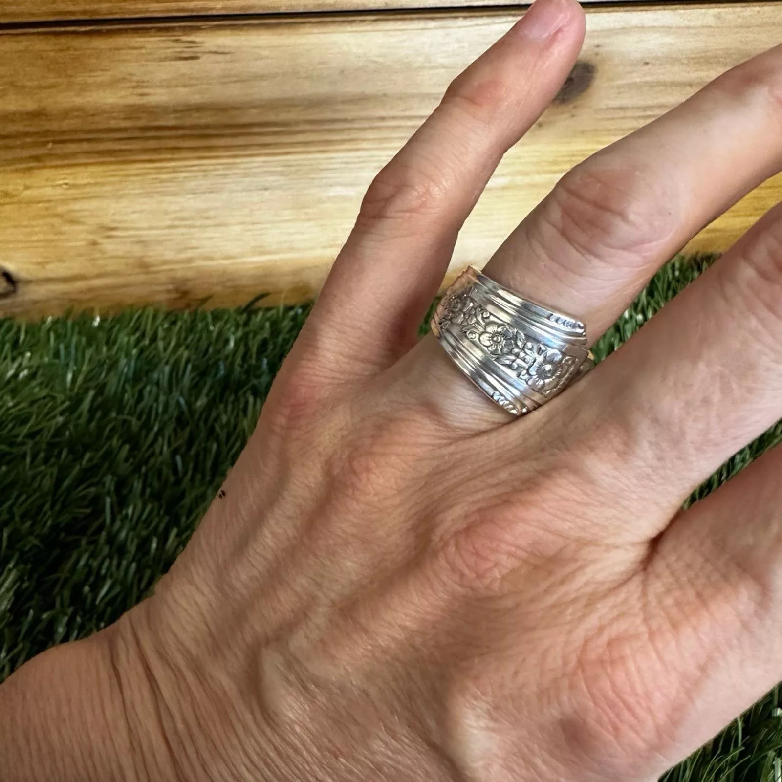Handmade Rings Handmade Ring size 6.5 Silver