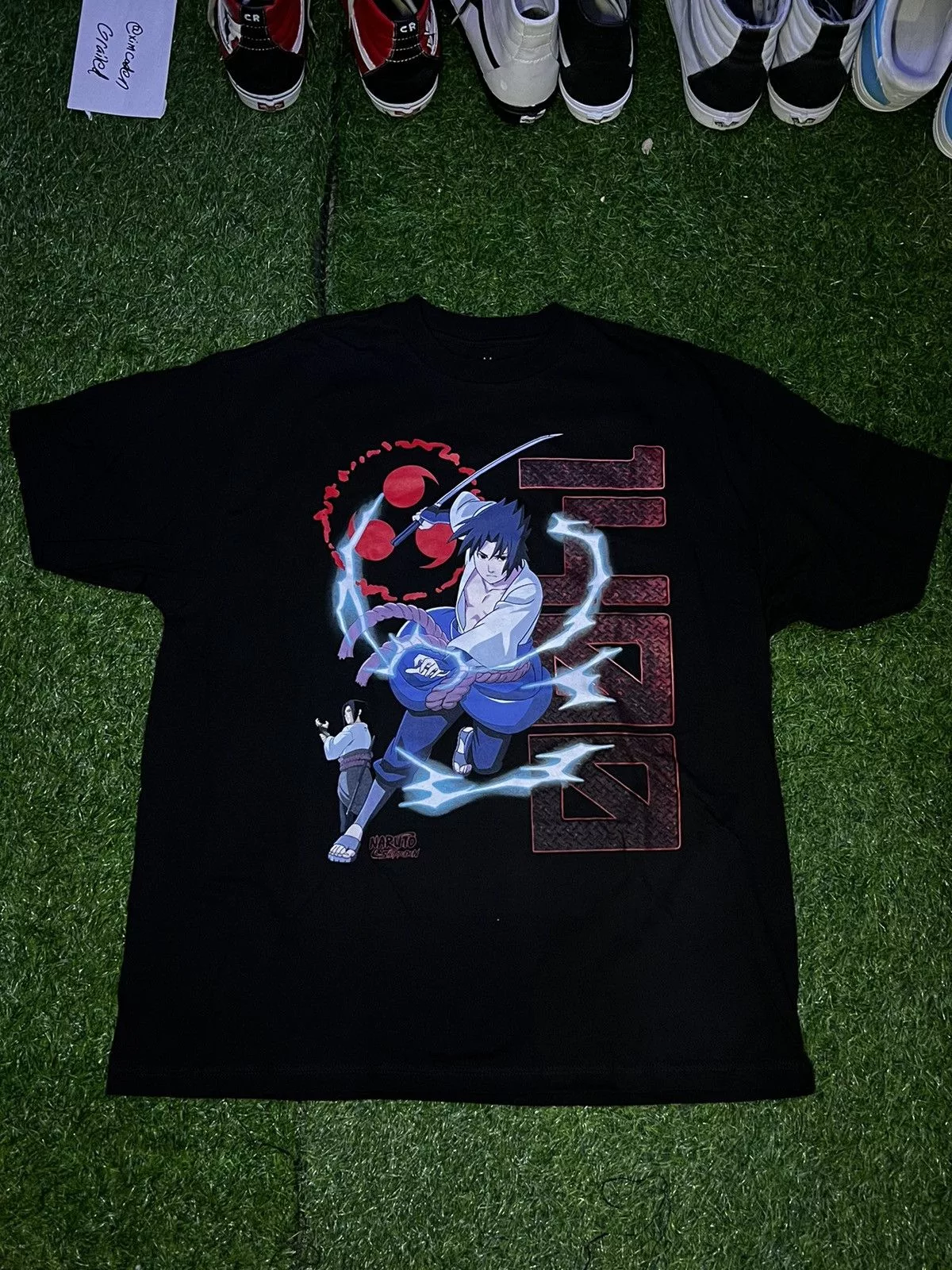 Trippie Redd Short Sleeve T Shirts Trippie Redd Naruto Tee Black