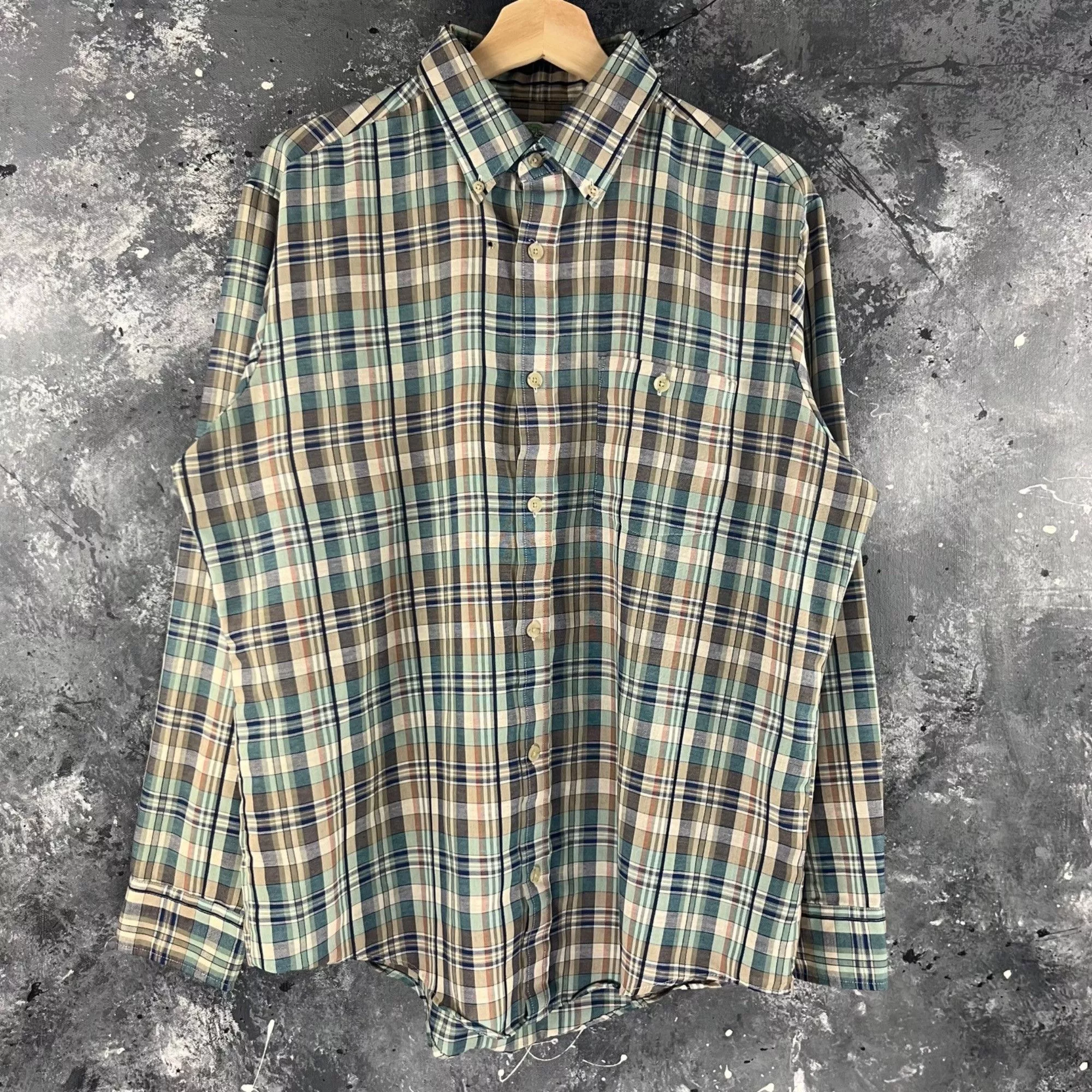 Vintage Shirts Button Ups Vintage 80’s Plaid button shirt Multi