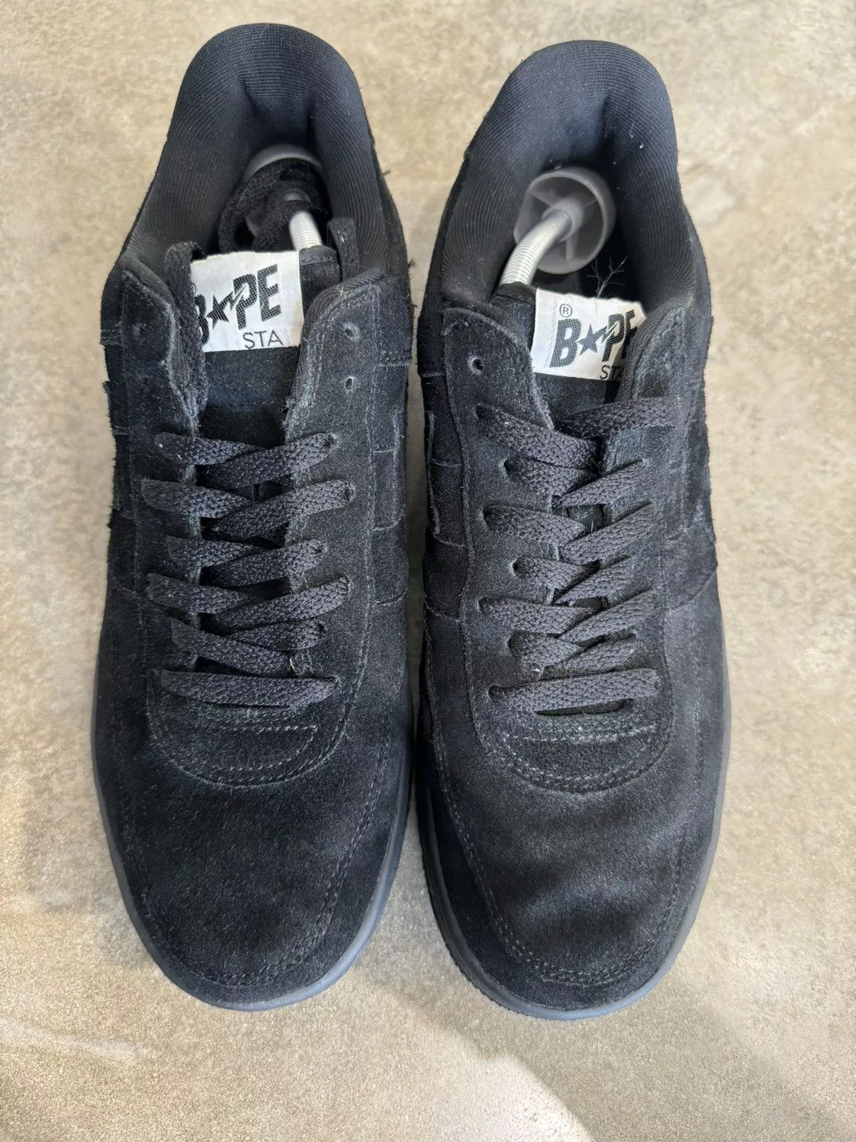 Bape Low Top Sneakers Bape x Kaws Bapesta Black