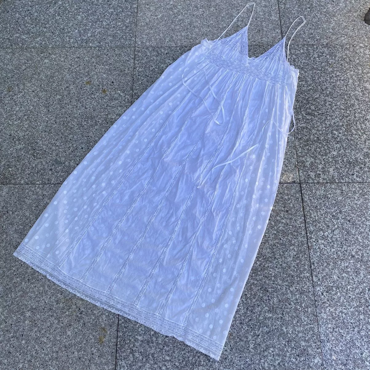 Other Socks Intimates Other Boho cotton nightgown White