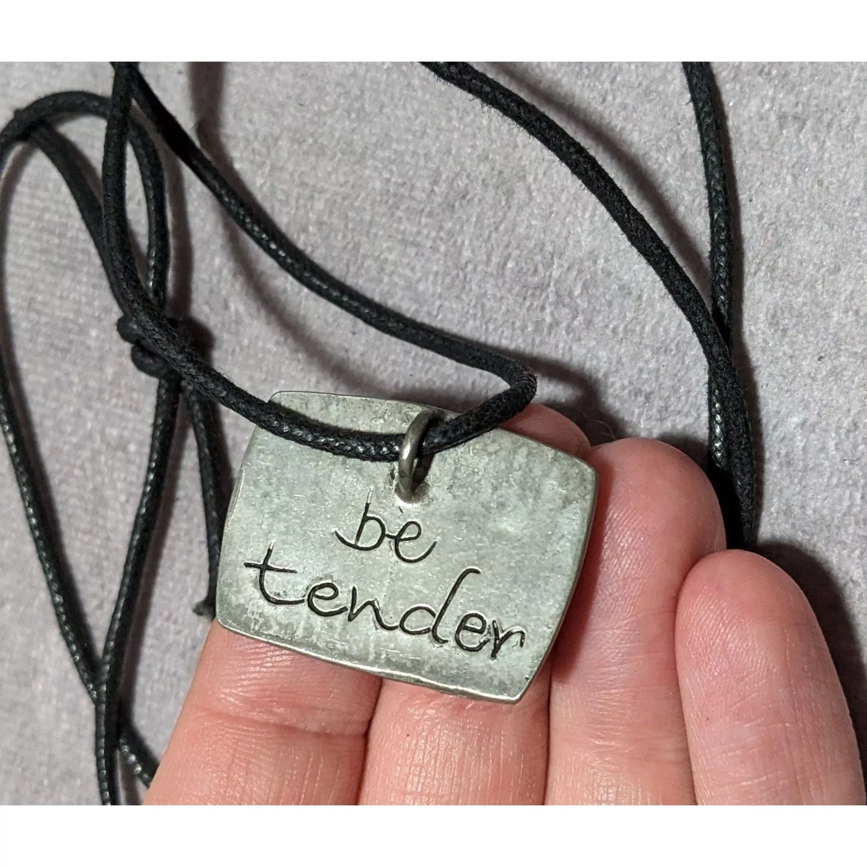Other Necklaces Other Be Tender Silver Floral Neckalce