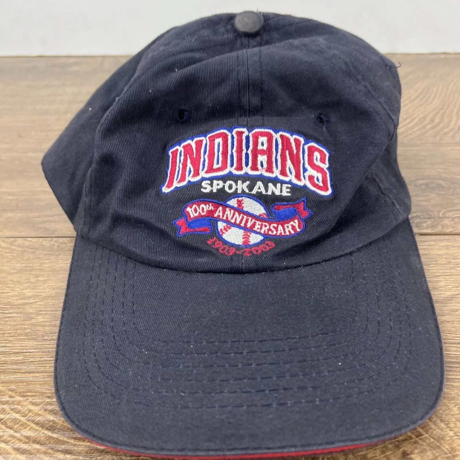Other Hats Other Spokane Indians Hat Spokane Indians Blue Hat Adjustable Blue