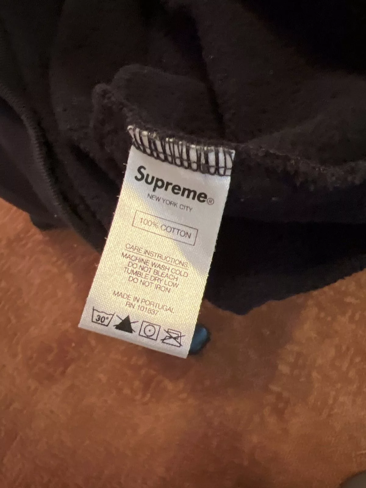 Supreme Sweatshirts Hoodies Supreme Chain Stitch Hoodie Black
