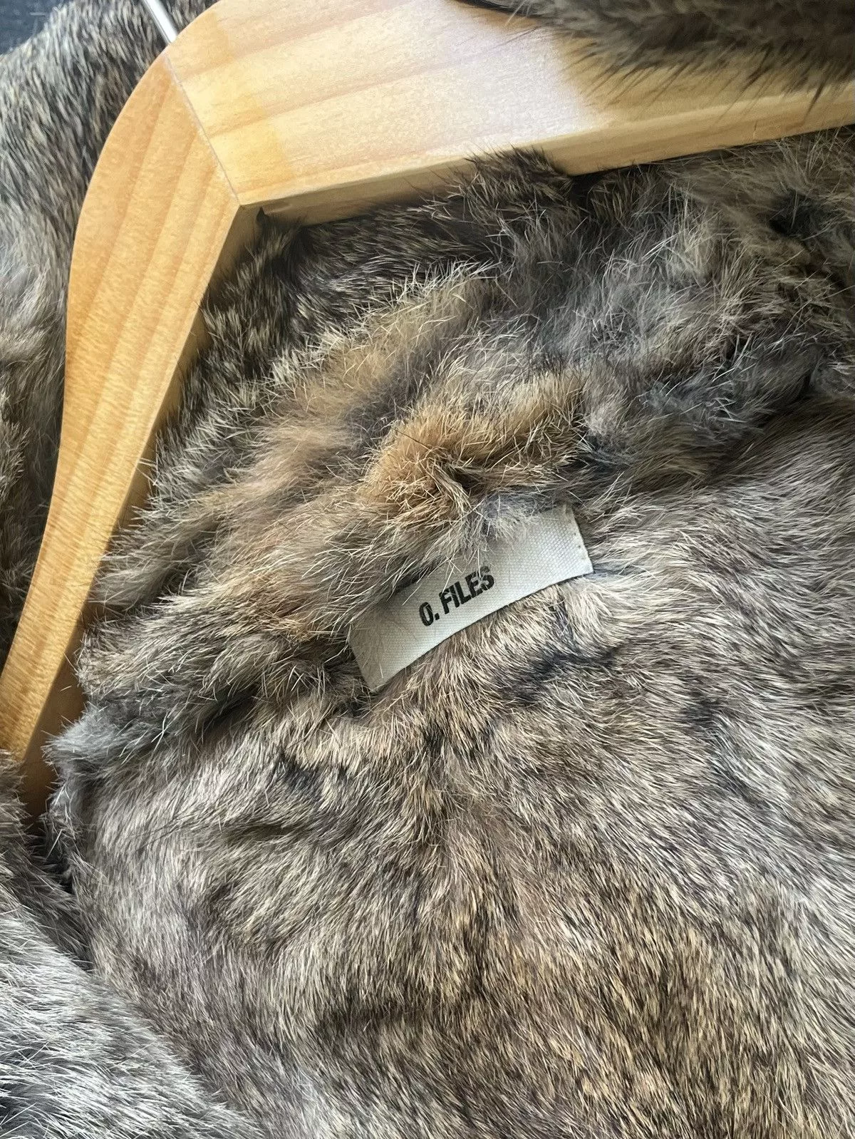 Ojardorf Parkas Ojardorf O files rabbit fur parka Black