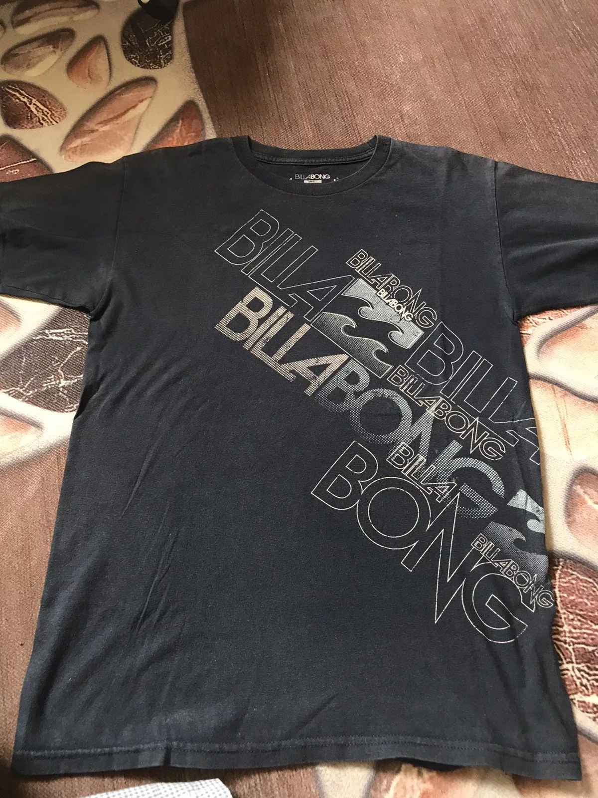 Billabong Short Sleeve T Shirts BILLABONG Blue Vintage