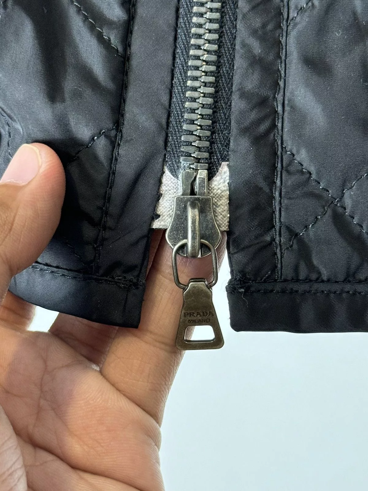 Prada Cloaks Capes Prada Fur Jacket Black