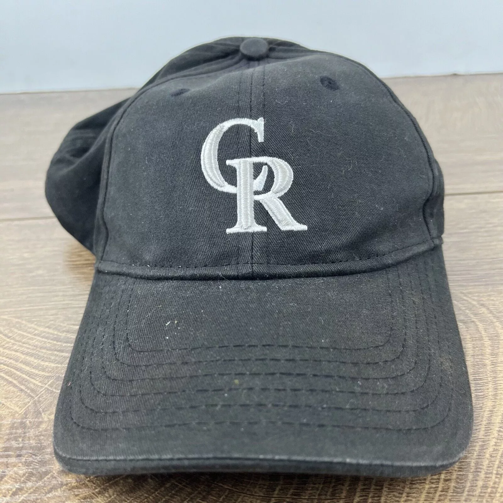 Other Hats Other Colorado Rockies MLB Hat Black Cap Hat Adjustable Hat Black