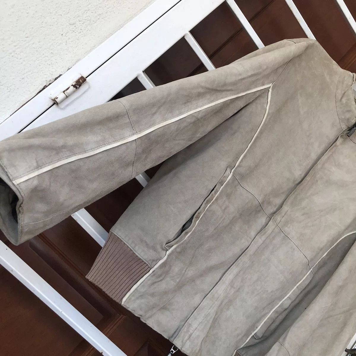 Armani Bombers Velvet Armani jacket White