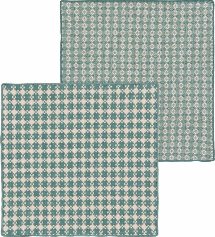 Lagoon Dishcloth 2/Set