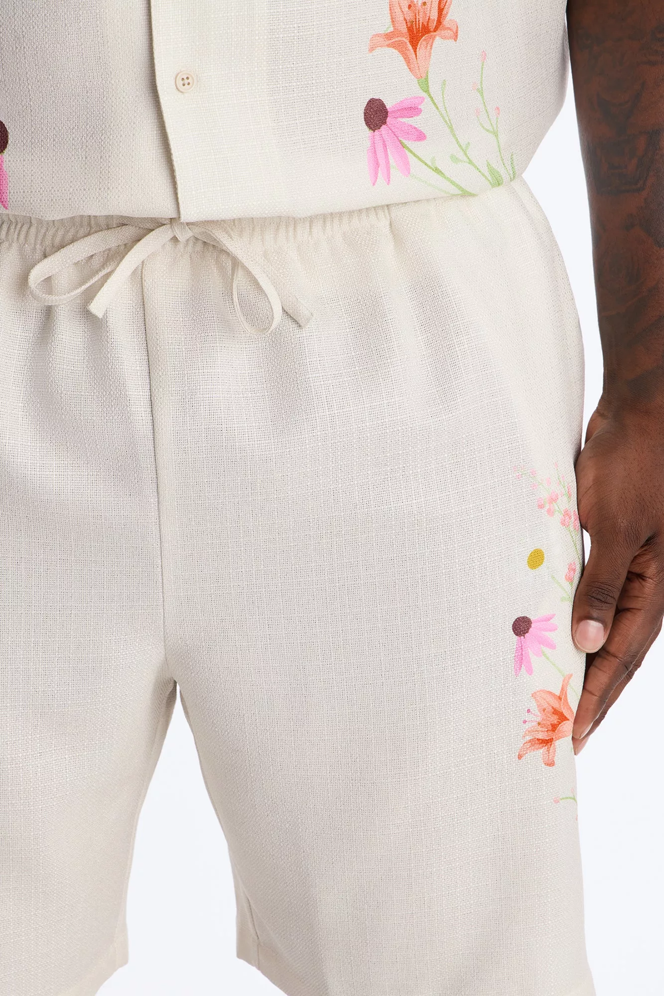 Florus Relaxed Short - Cream/combo