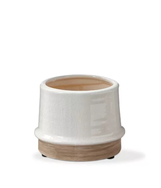 White Radius Planter Small