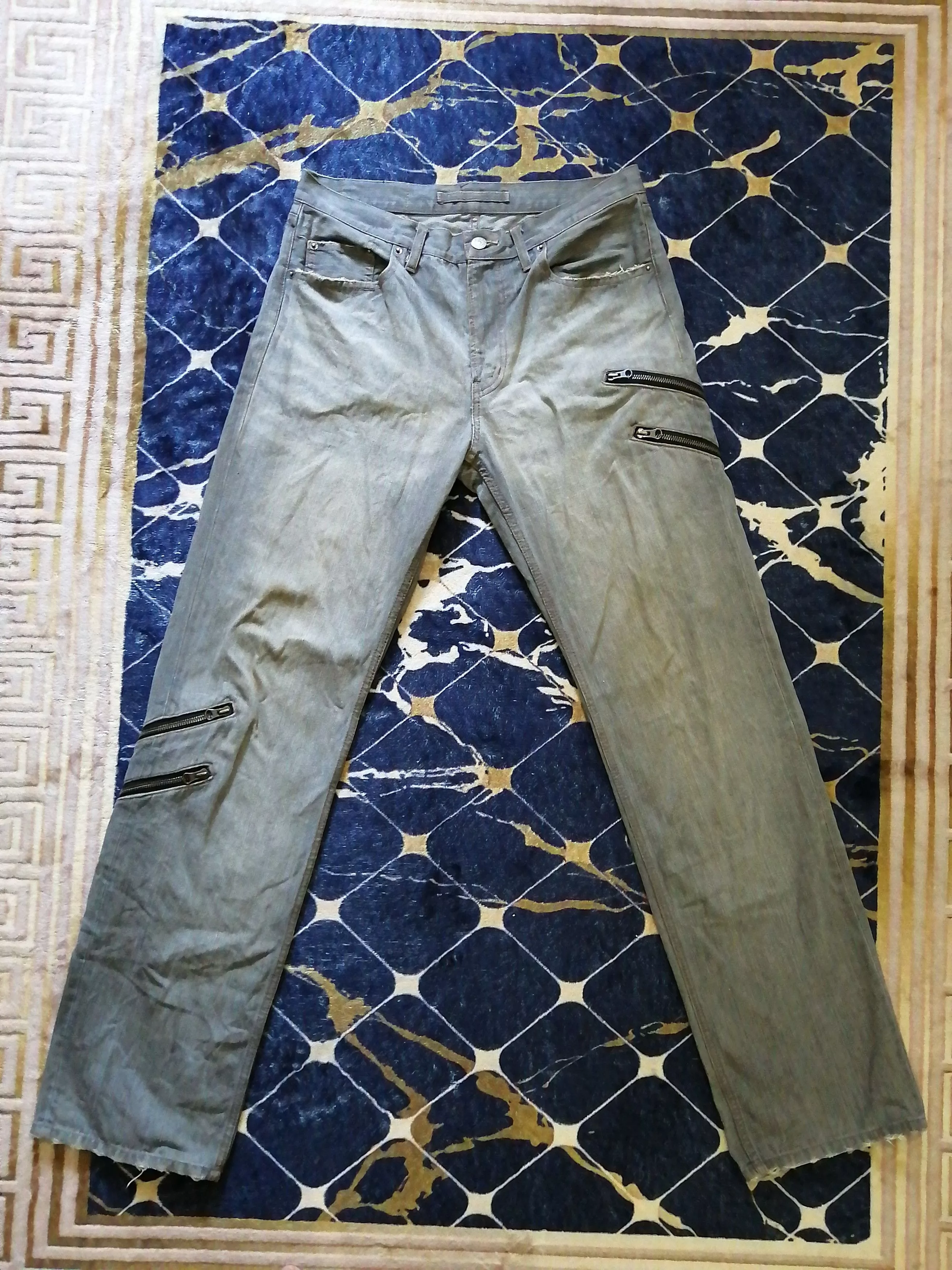 PPFM Denim Ppfm Streetwear military flag Jeans Multi