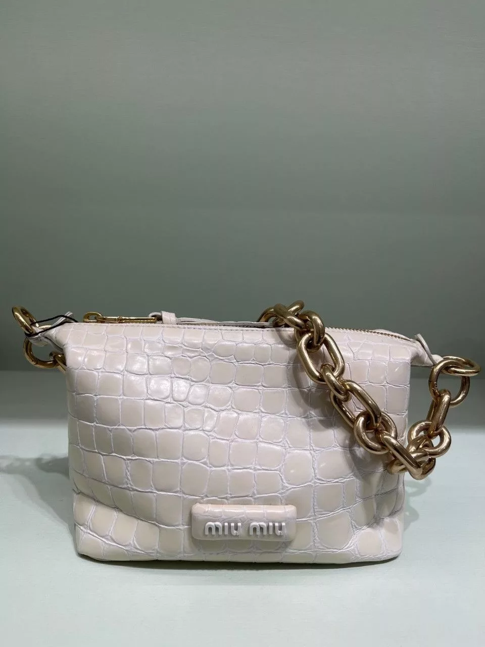 Miu Miu Crossbody Bags Miu Miu o1la1rc1a0724 Size: OS / 5BC101 Bag in Beige