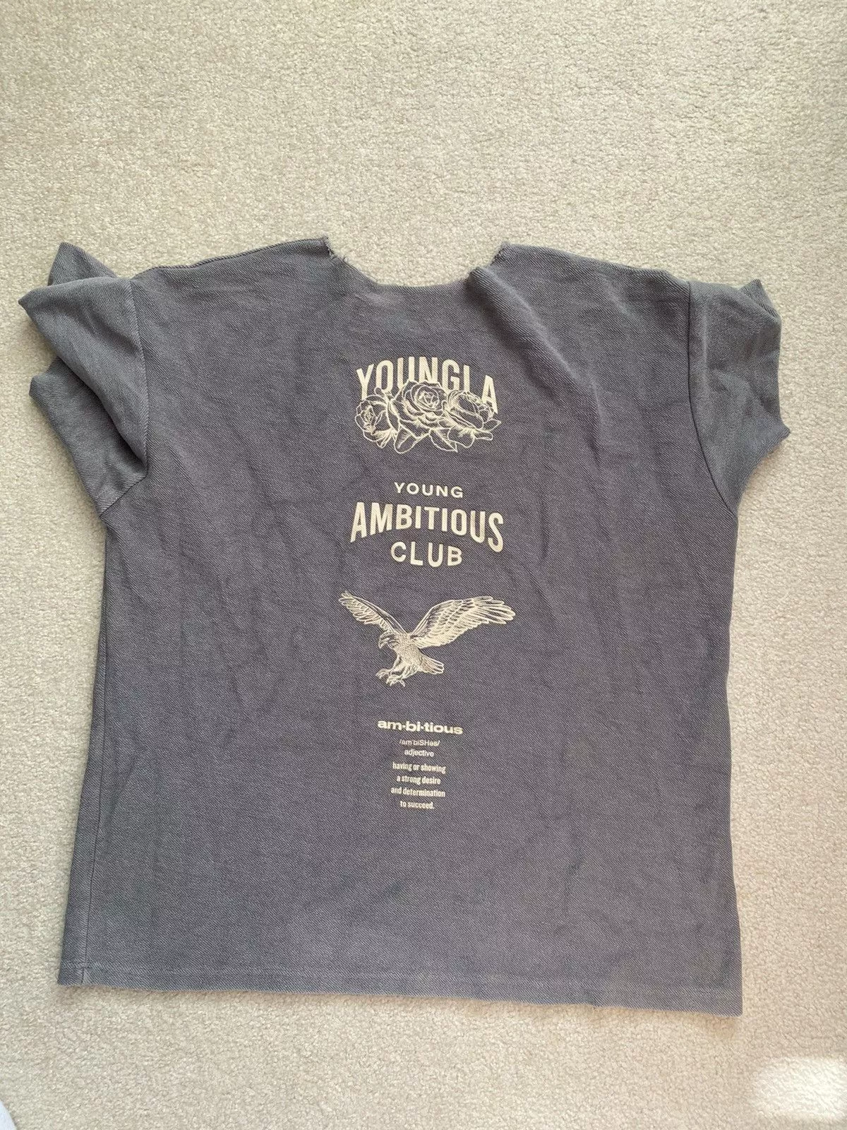 Other Short Sleeve T Shirts Other Young La Oversized Tee Gray