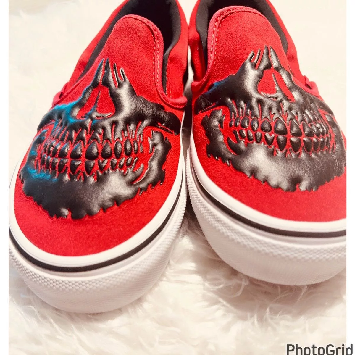 Vans Slip Ons Vans Jawbone Red