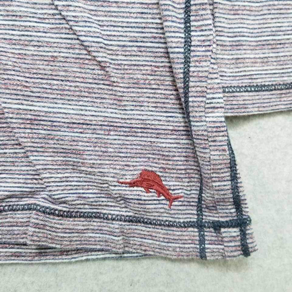 Tommy Bahama Sweatshirts Hoodies Tommy Bahama Sweatshirt Men XL Striped Pullover Pocket Purple