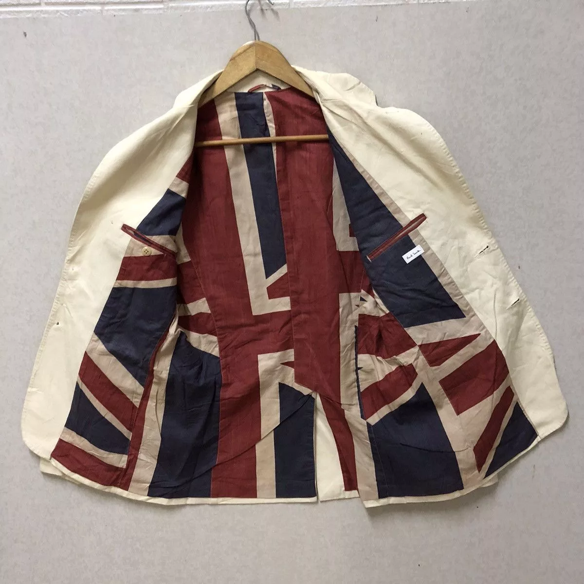 Paul Smith Light Jackets Paul smith great britain flag jacket Brown