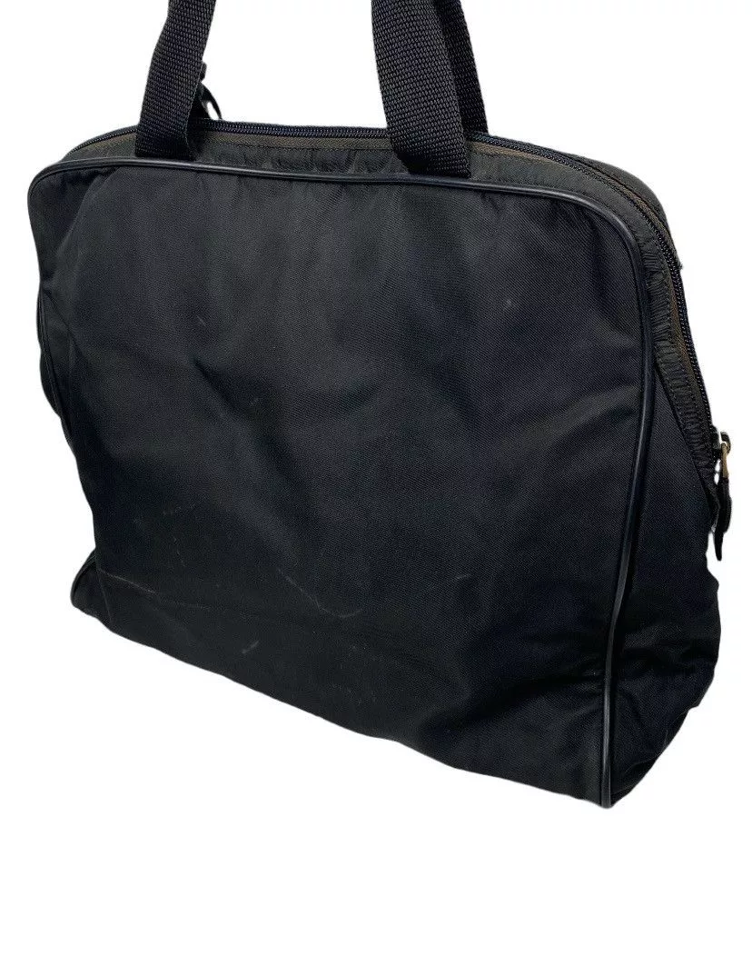 Prada Shoulder Bags Prada Tessuto Nero Nylon Hand Bag Black
