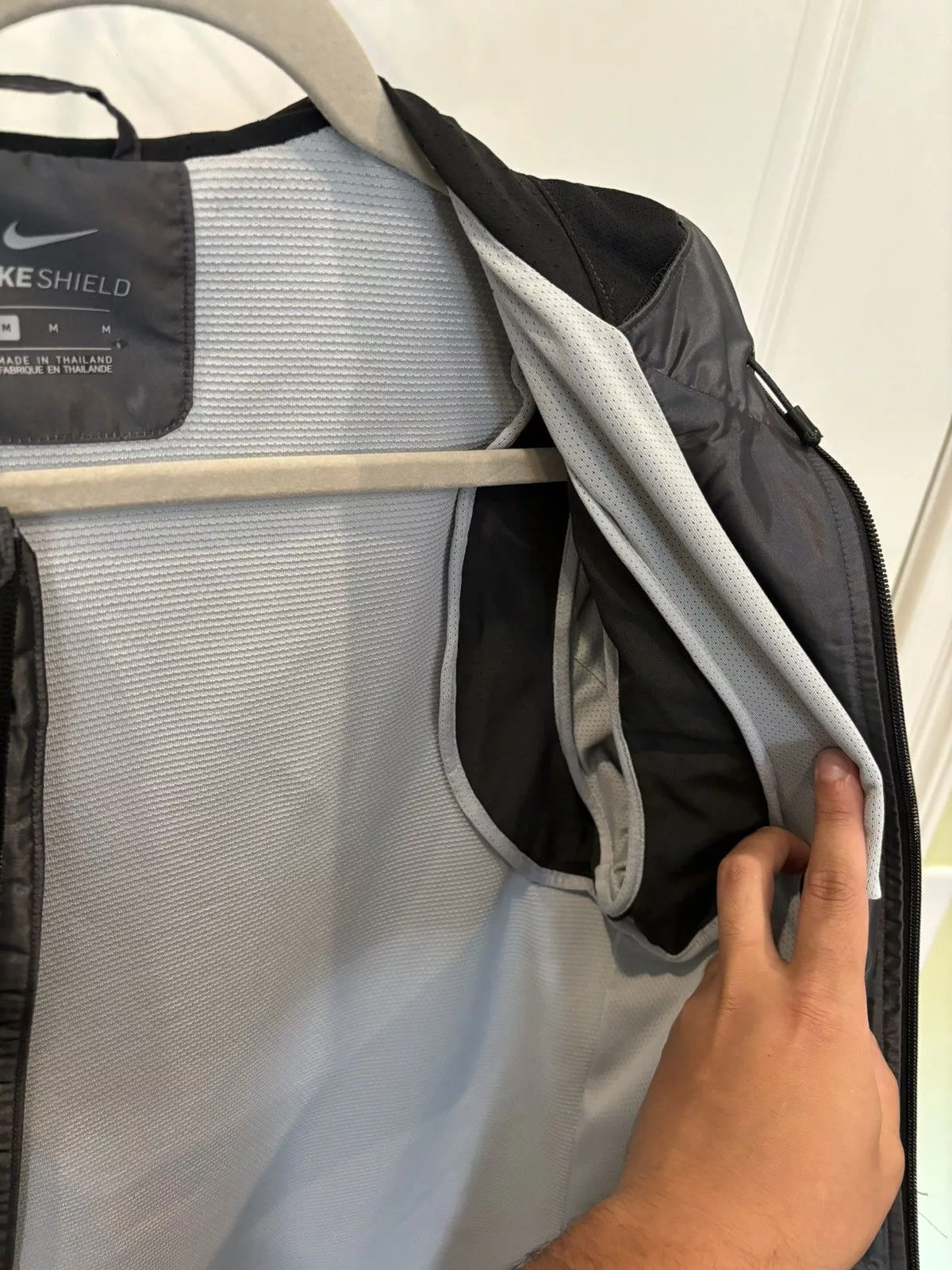 Nike Light Jackets Nike Shield Rainjacket Gray
