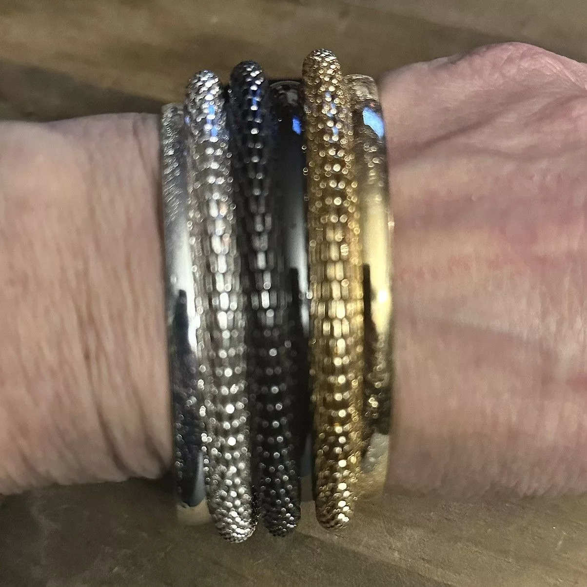 Apt. 9 Bracelets Apt. 9 bangle bracelets set Silver
