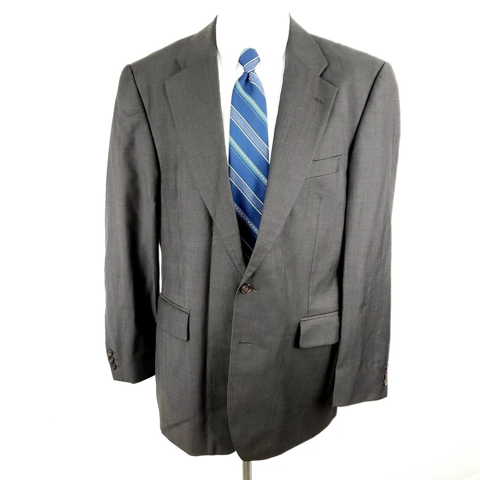 Savile Row Suits Alexandre London Savile Row 40L 2 Button Brown Wool Silk 2 P