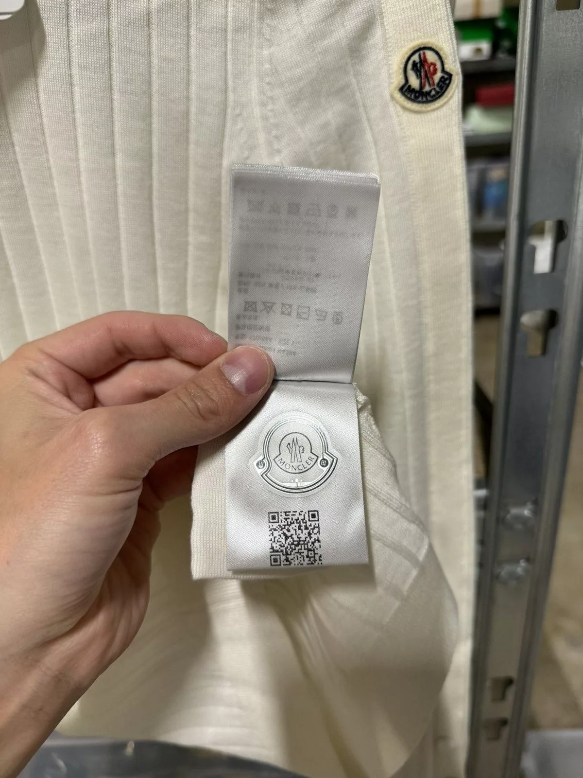 Moncler Sweaters Moncler Turtleneck Sweater NEW 900$ White