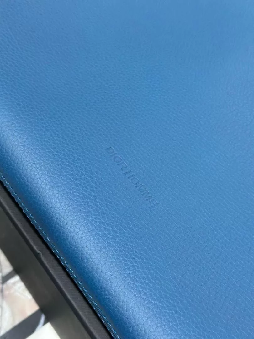 Dior Bags Luggage Authentic Dior Homme Clutch Document Blue