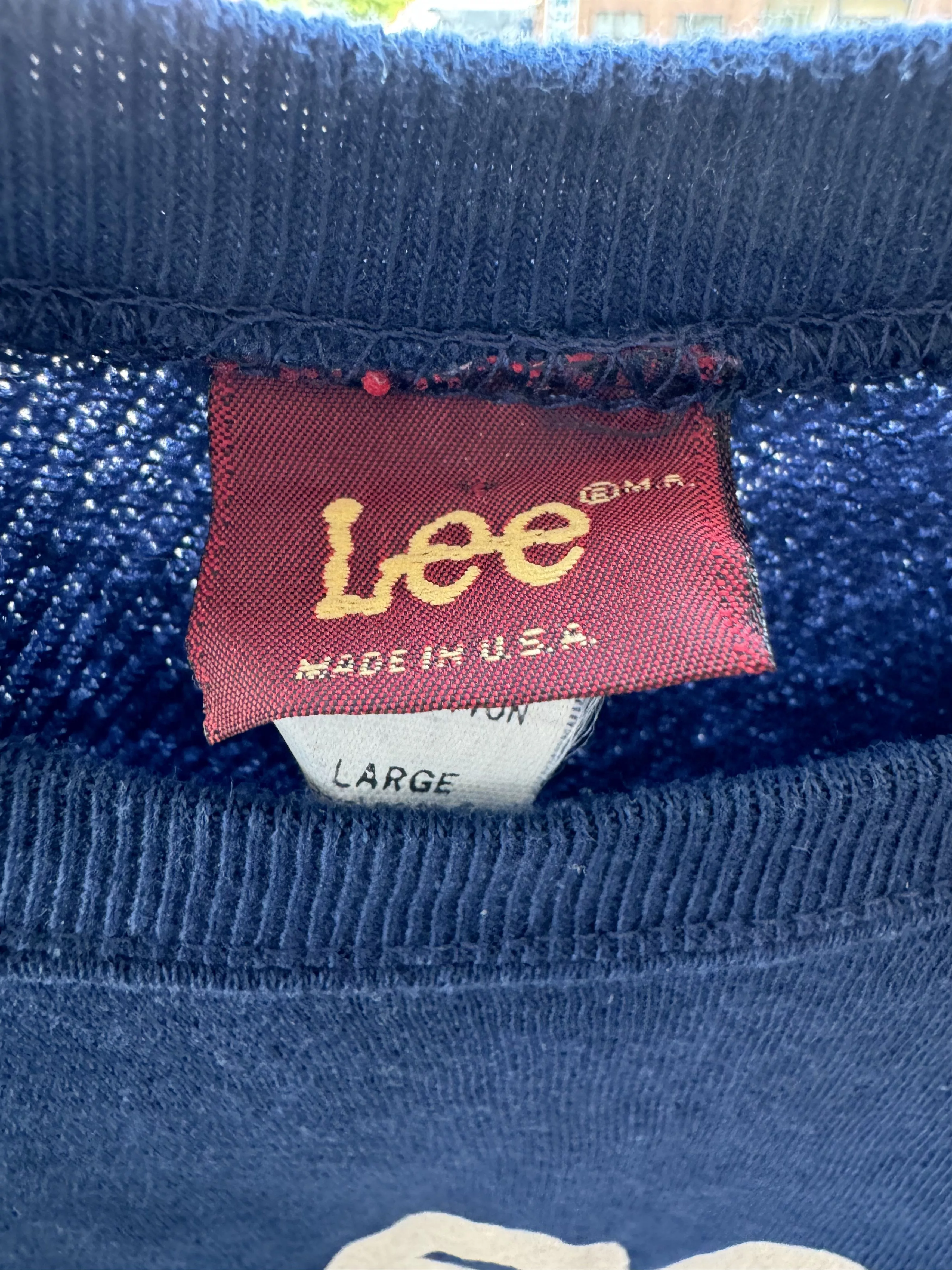 Lee Sweaters Knitwear Vintage Lee Sweater Sweatshirt Pullover Blue