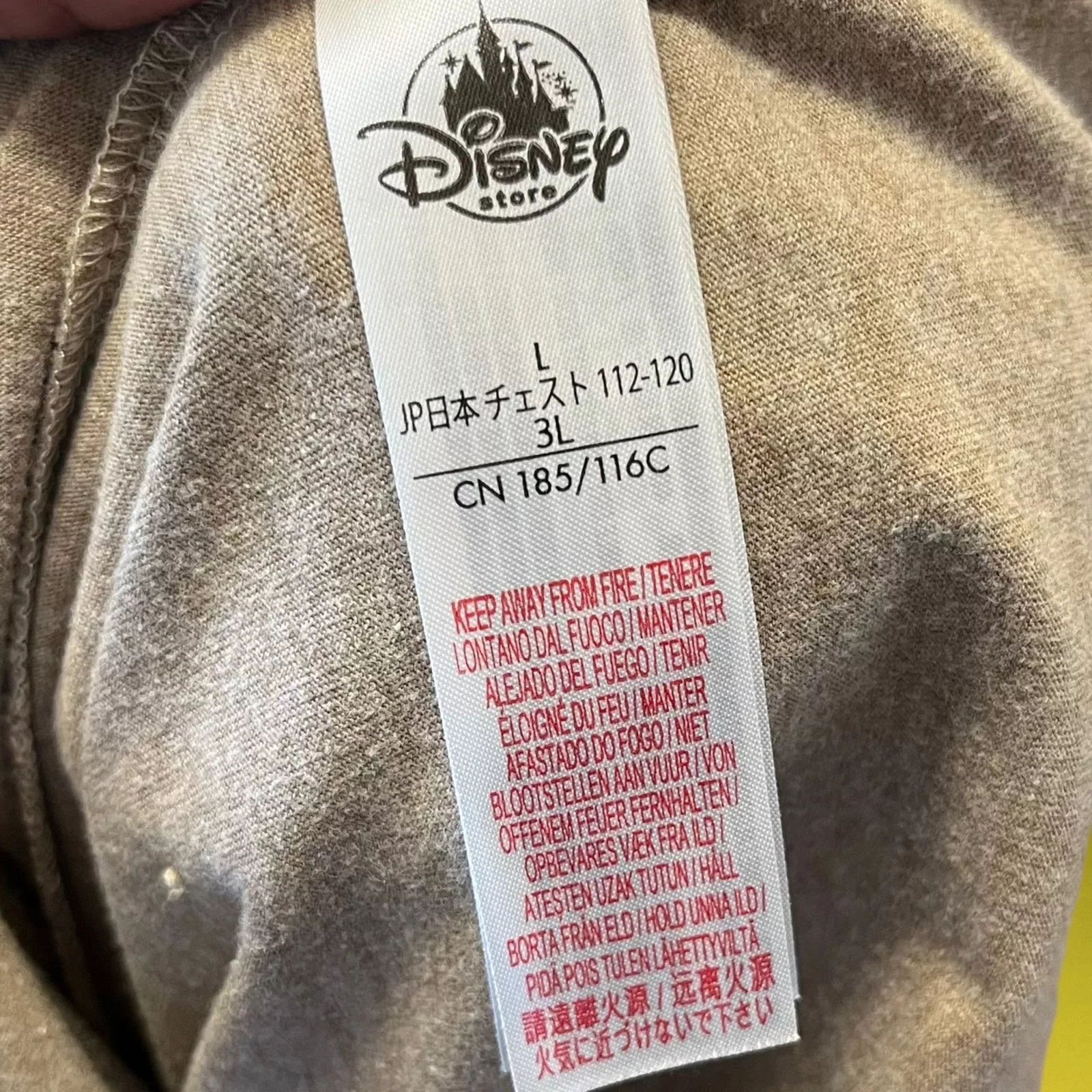 Disney Short Sleeve T Shirts Disney Mickey Mouse Changes 3/4 Length Sleeve Baseball JJ-13 Gray