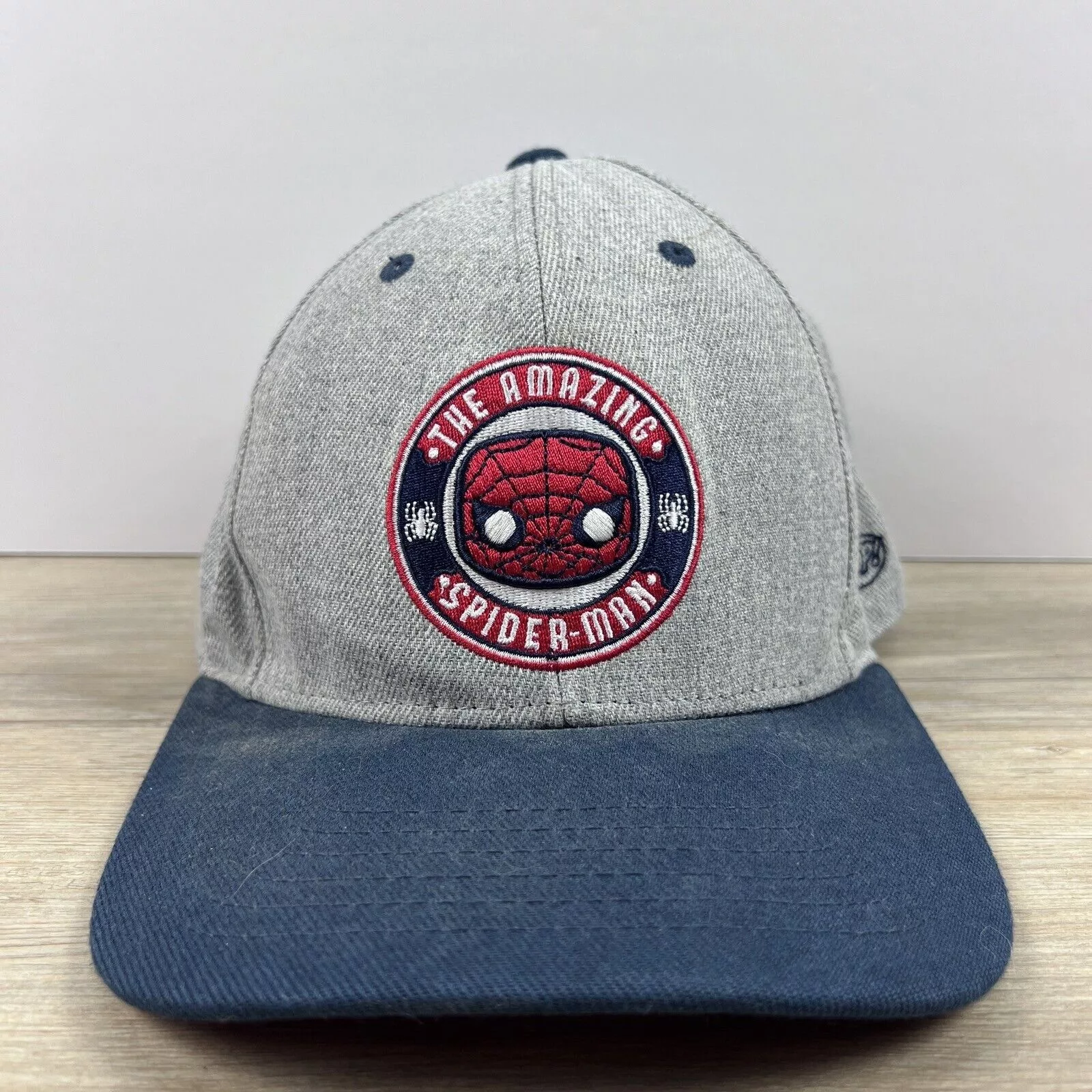 Other Hats Other Spiderman Hat Amazing Spiderman Snapback Hat Gray Adjustable