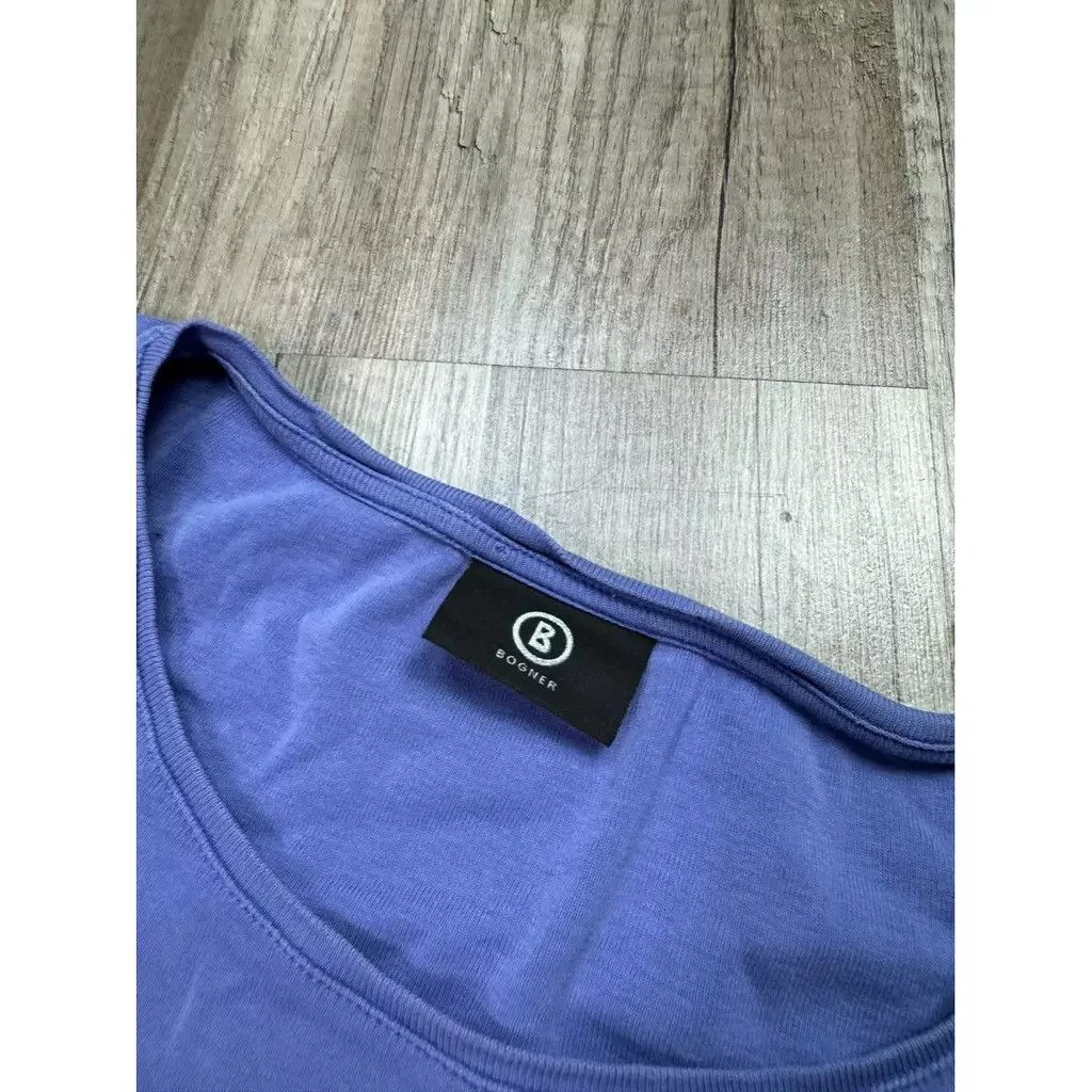 Bogner Short Sleeve T Shirts Bogner Tshirt Size: L Blue