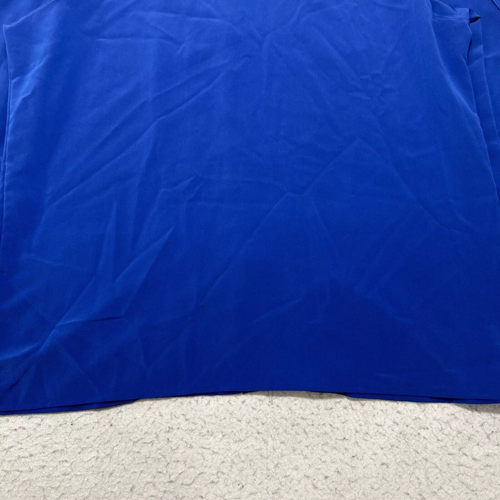 Other Blouses Other Liz Baker 18W Lightweight Button Down Blouse Royal Blue