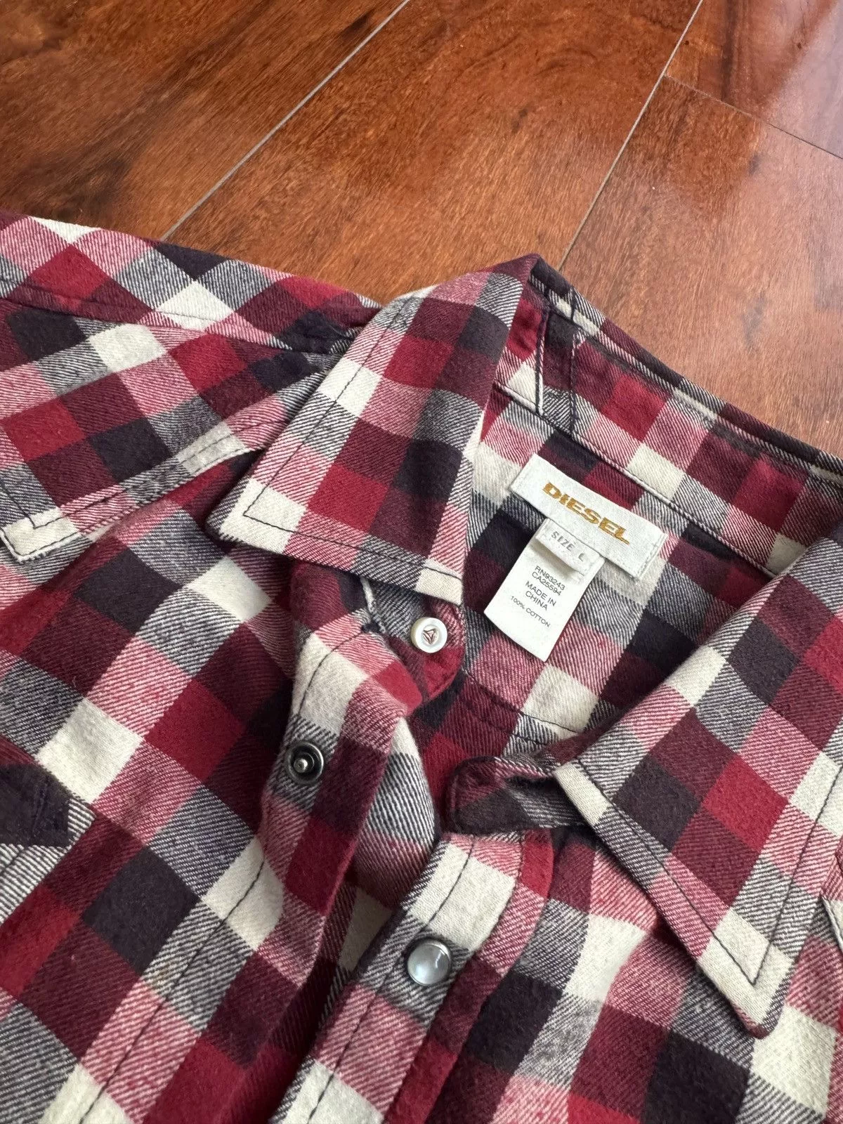 Diesel Shirts Button Ups Diesel Button Up Black