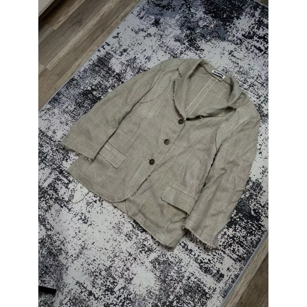 Jil Sander Jackets Jil Sander Suit Jacket Beige Size 36