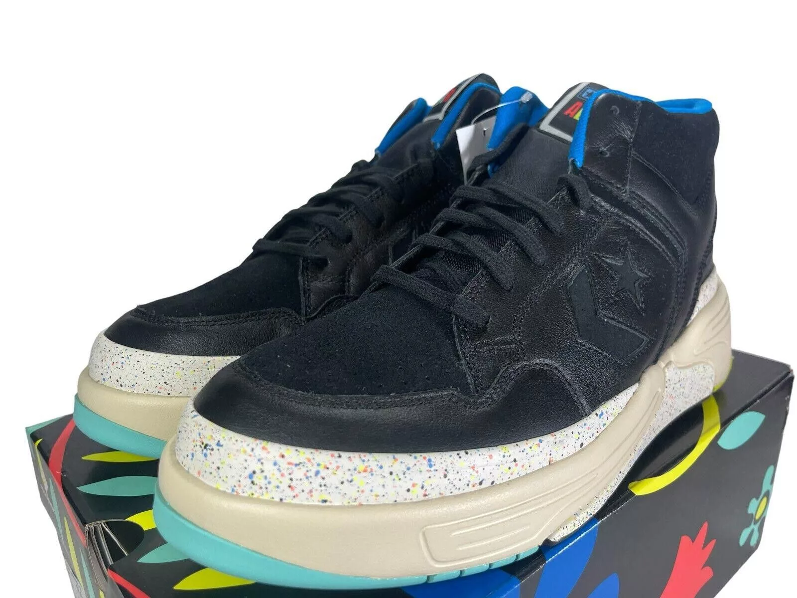 Converse Low Top Sneakers Converse Weapon CX Mid "Peace & Unity" 172194C Size 11.5 Black