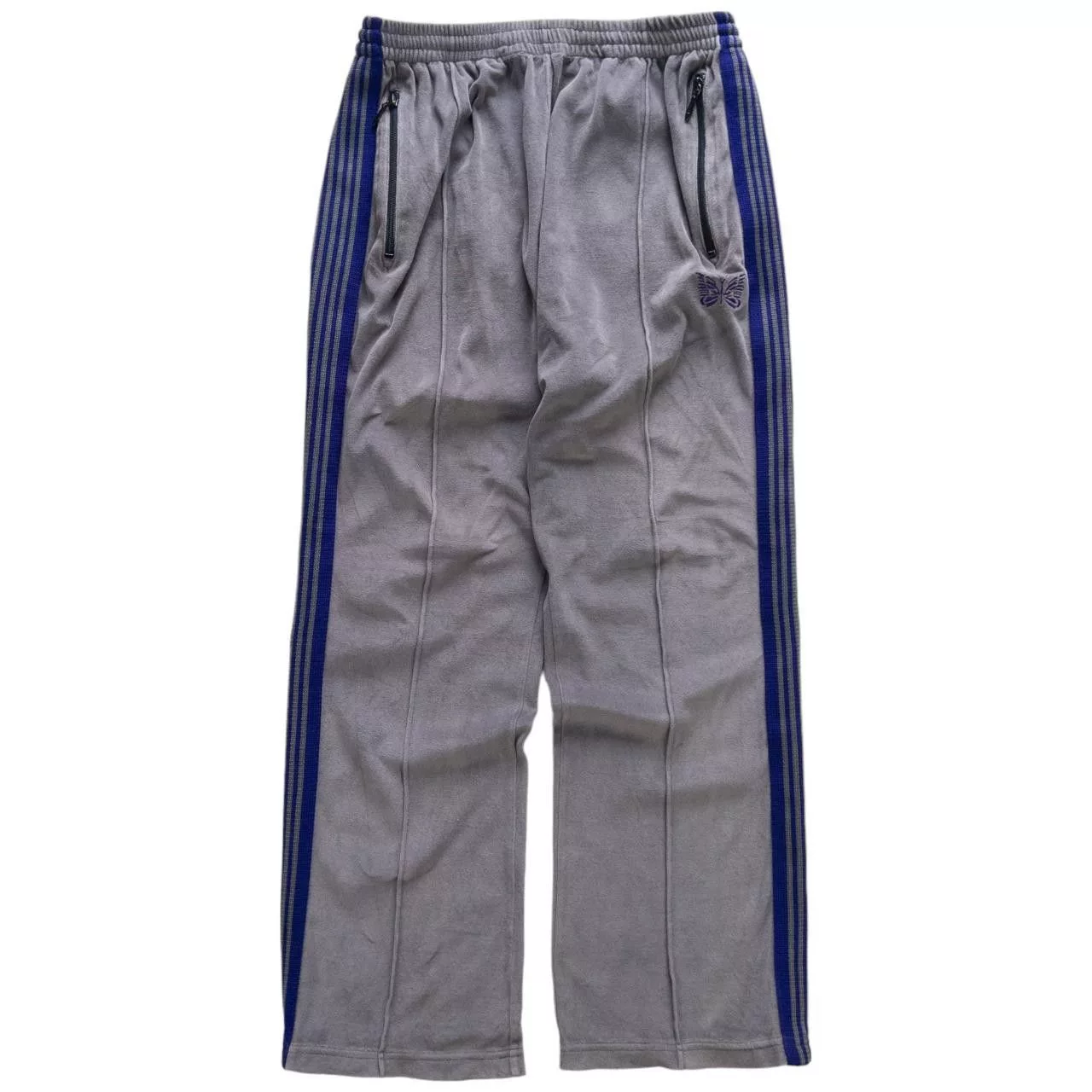 Needles Sweatpants Joggers Vintage Needles Striped Side Panel Sweatpants Size M Gray