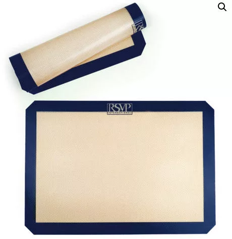 Blue Silicone Baking Mat 2/set