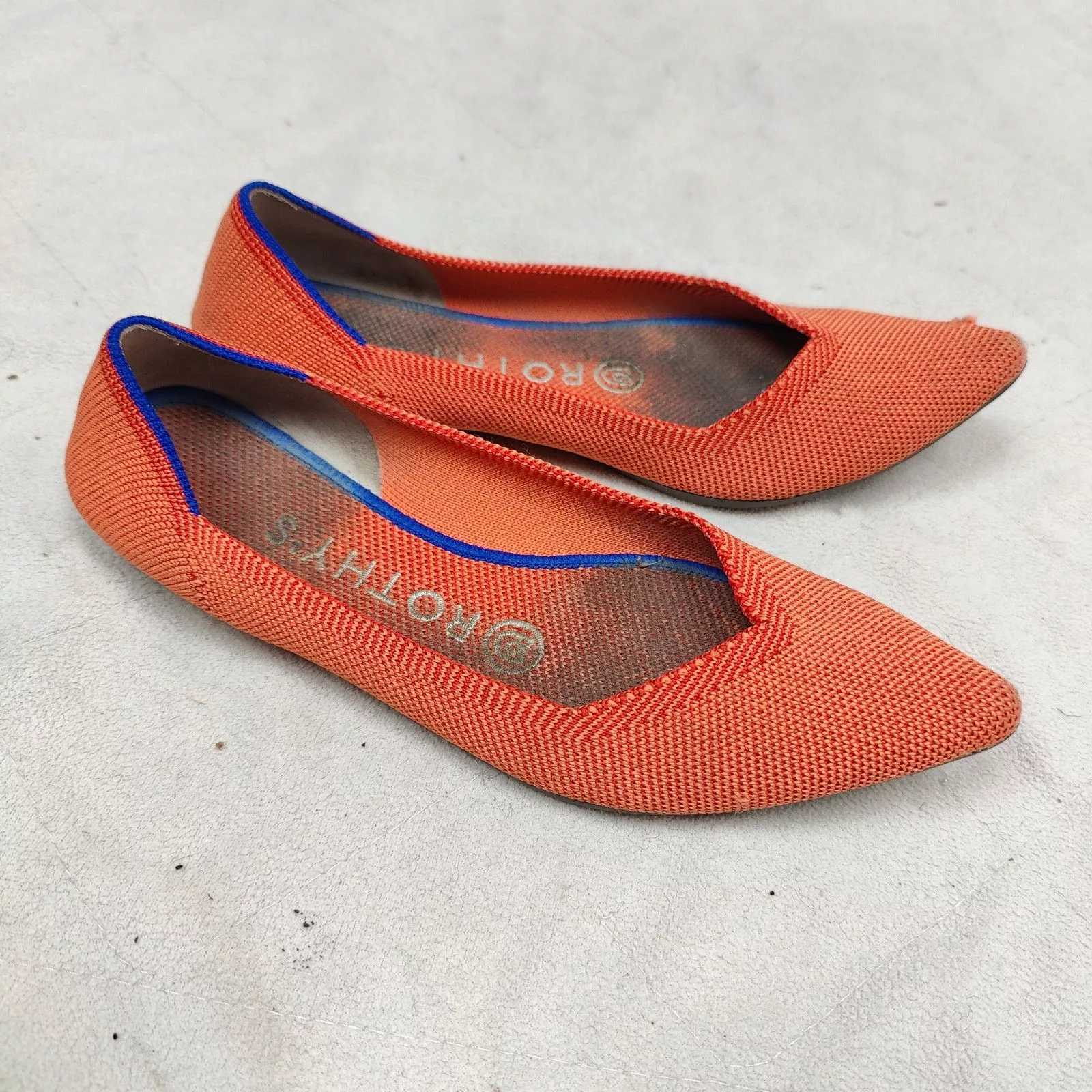 Other Flats Other Rothy's The Point Flats Womens 6 Persimmon Orange