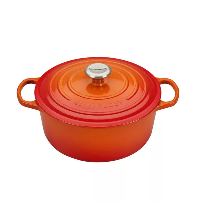 5.5 qt Signature Round Dutch Oven - Flame