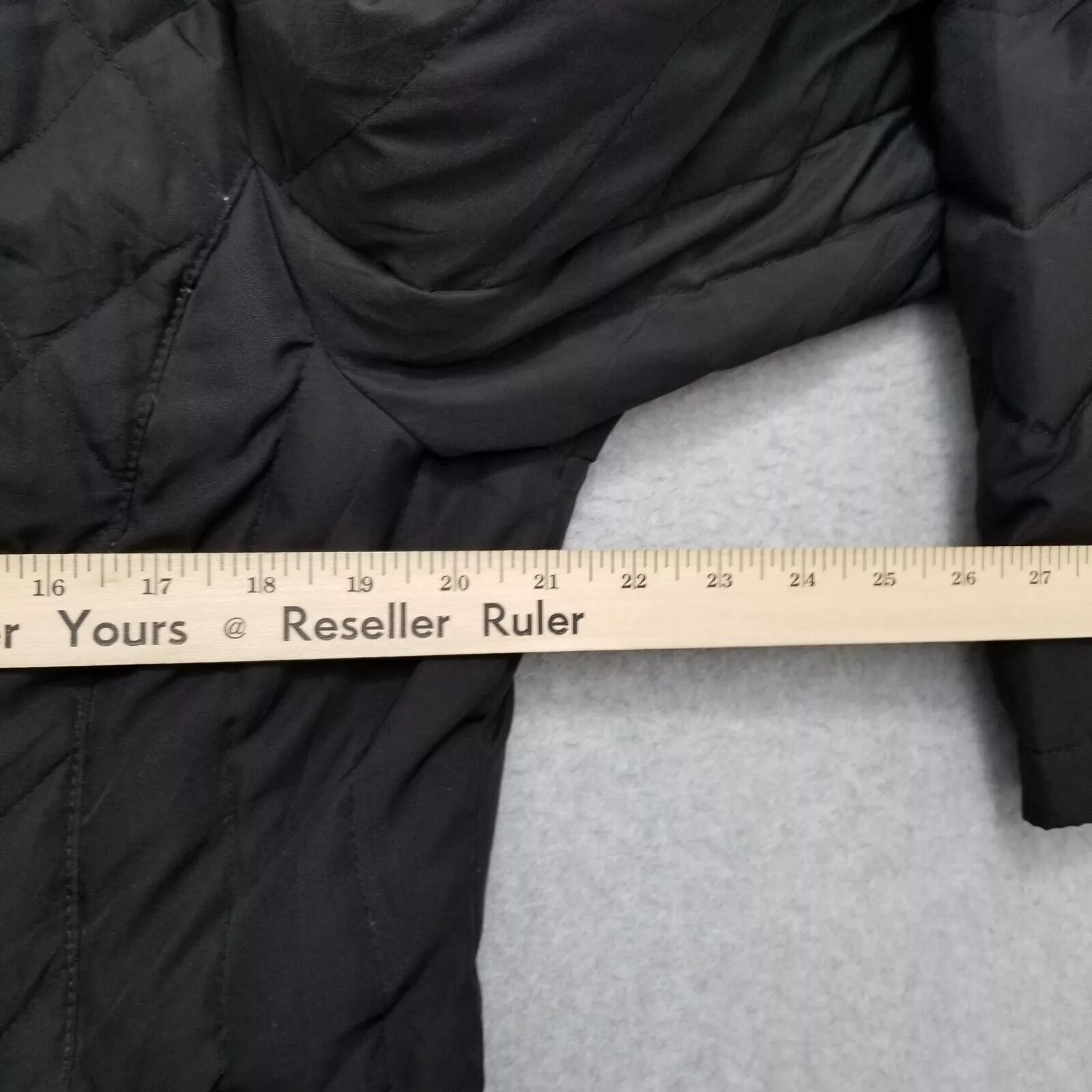 Nine West Jackets Nine West Puffer Jacket Womens Large Zip Pockets Duck Down Black