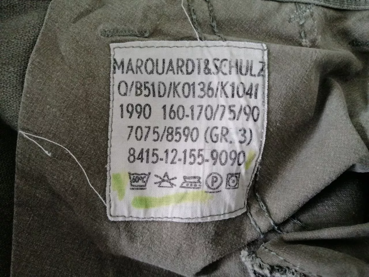 Vintage Shorts Marquardt + Schulz Vintage Military Cargo Shorts Multi