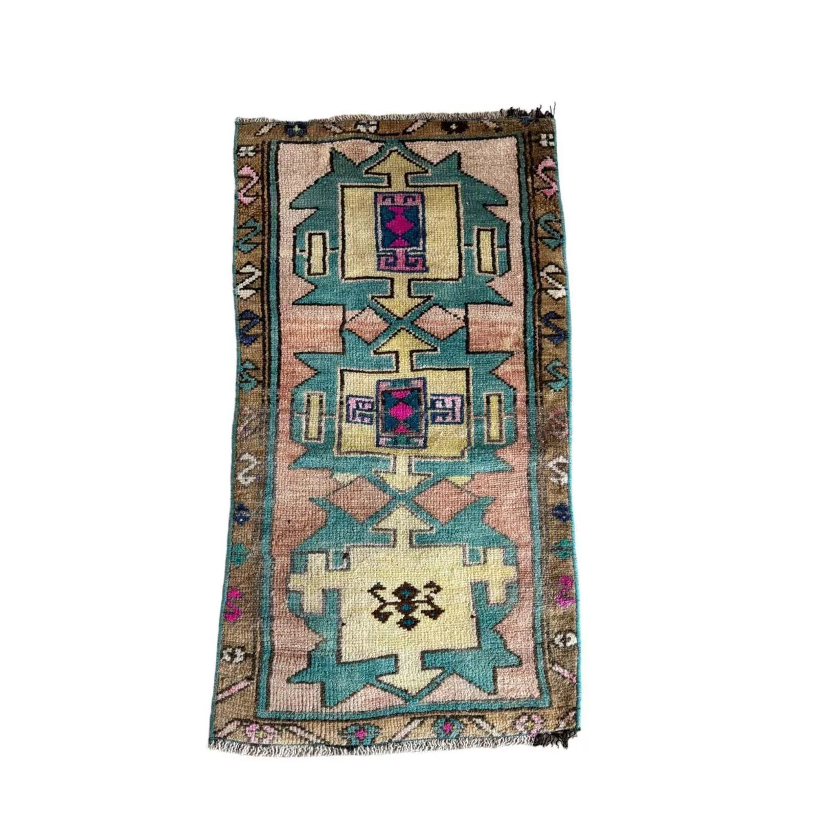 Mini Vintage Turkish Runner - Curated Home Decor