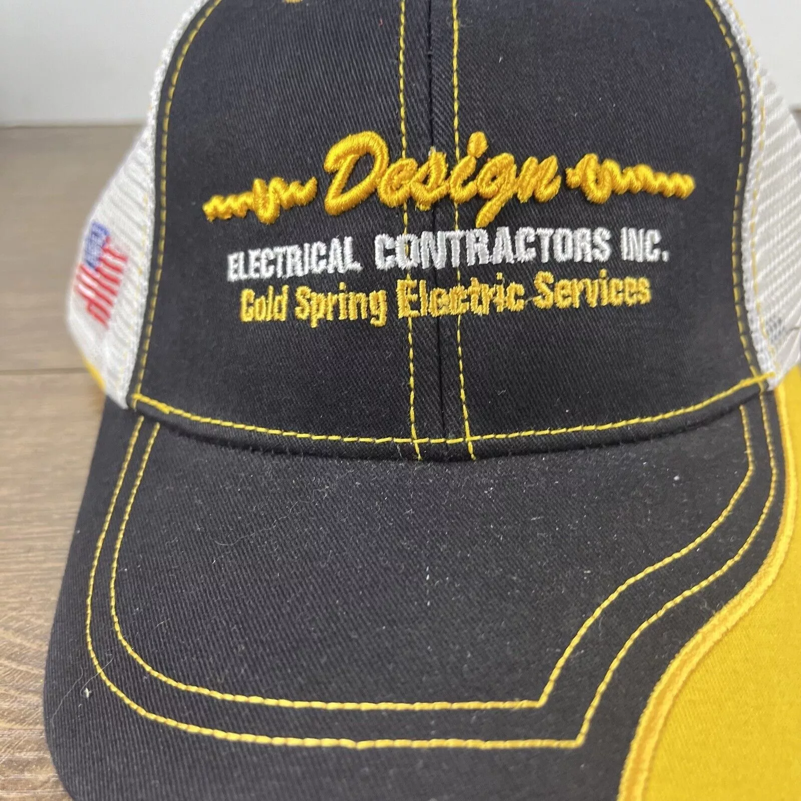 Other Hats Other Design Electrical Contractors Hat Black Cap Hat Adjustable H