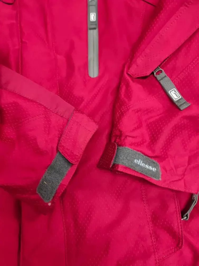 Ellesse Bombers Vintage Ellesse bomber ski jacket Red