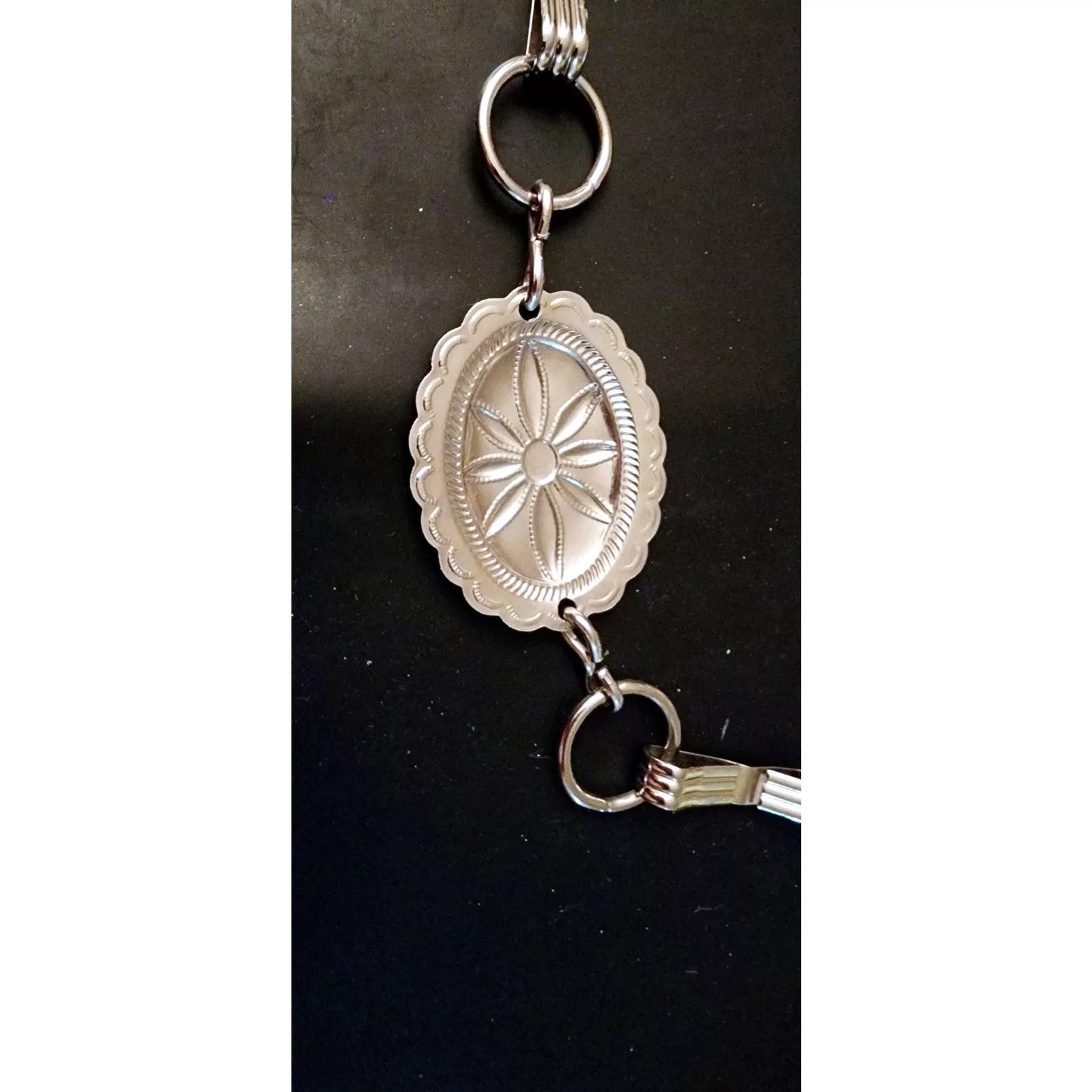 Other Belts Other Silver tone Concho Belt By Cmf
