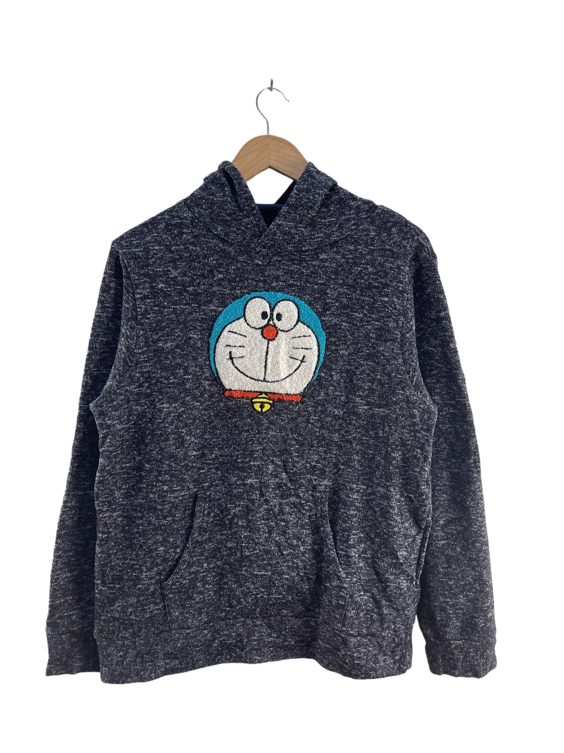 Cartoon Network Sweatshirts Hoodies Cartoon Network × Japanese Brand Doraemon Hoodies Sweatshirt Gray