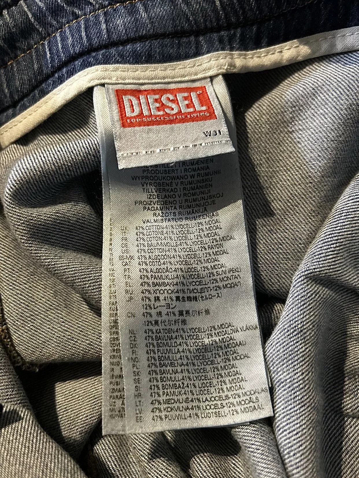 Diesel Shorts Diesel D-HORTY DENIM SHORTS Blue